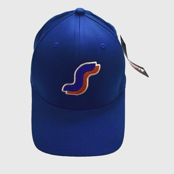 Swampstock Mens Swampstock '06 FlexFit Blue Embroidered Hat Cap Rare New L/XL - Picture 1 of 6